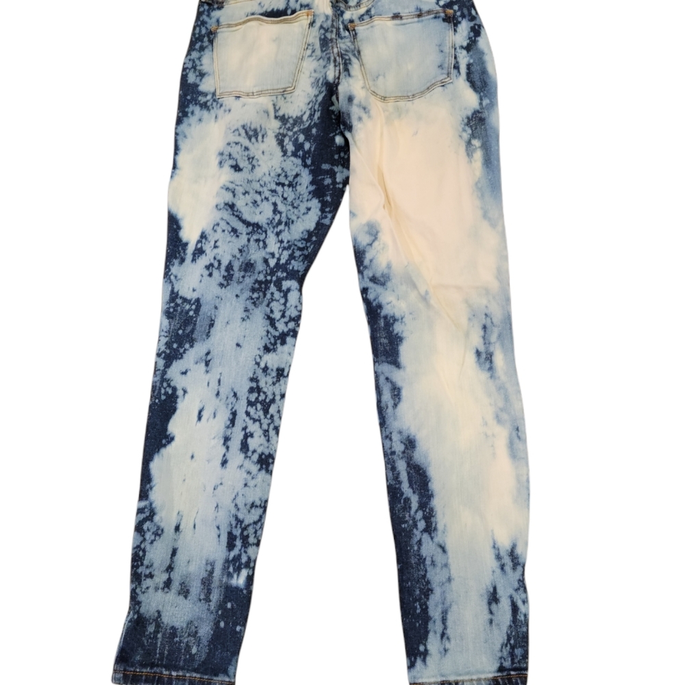 Universal Threads Half Tie Dye Bleached Jeans - image 2
